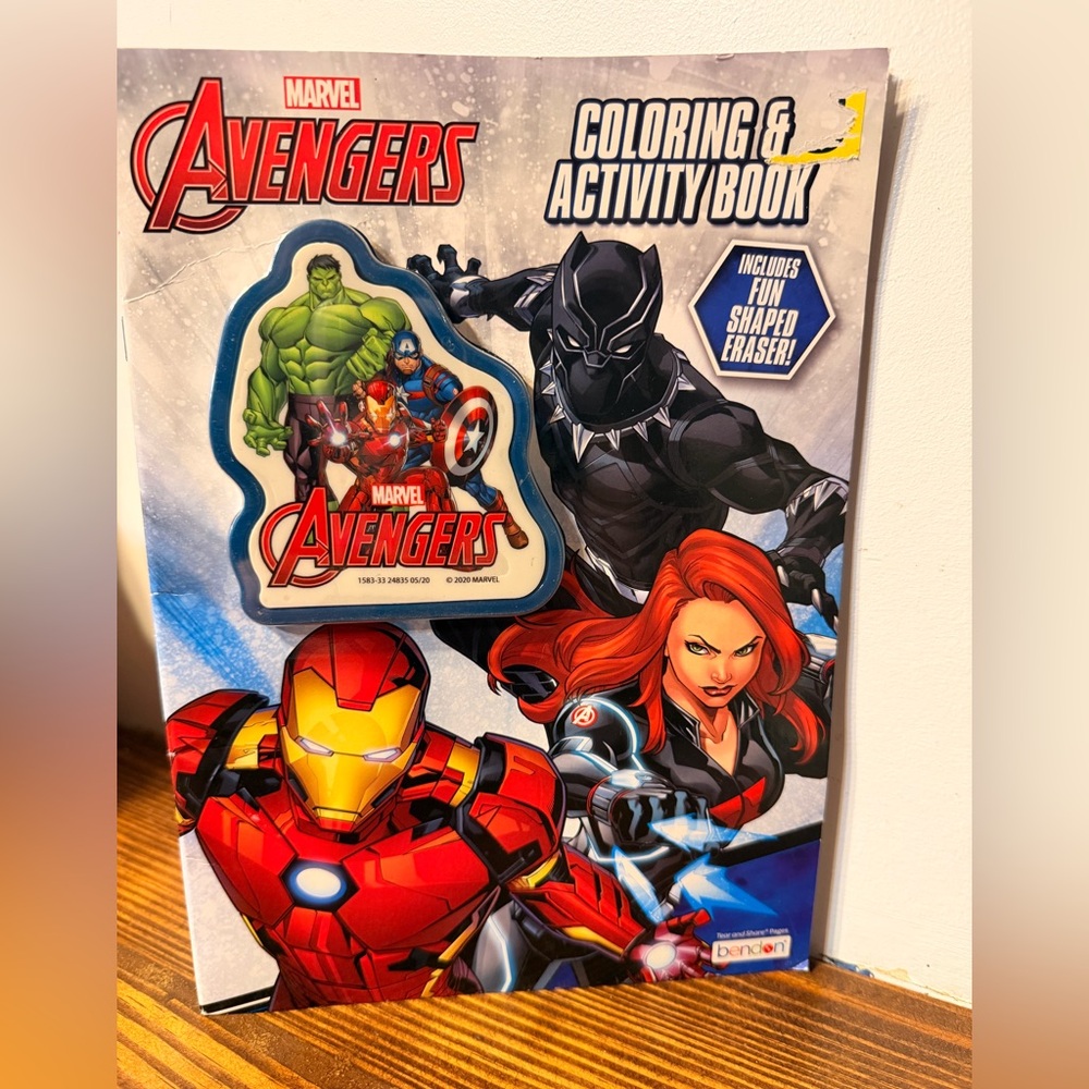 Marvel Avengers puzzles and activities book